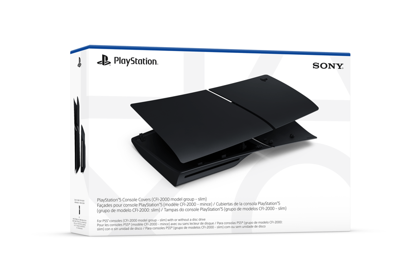 Cubierta Oficial PS5 Cover Consola Standard Disc midnight black amer Sony